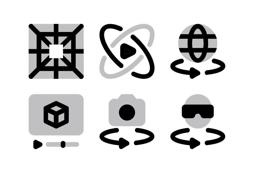 Augmented Reality Halftone Large Set Preview