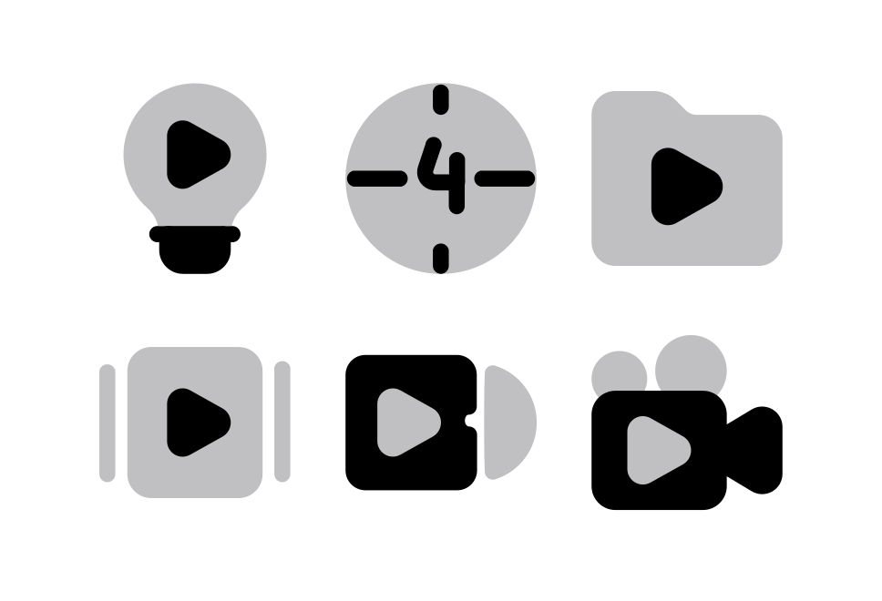 Video Halftone Large Set Preview