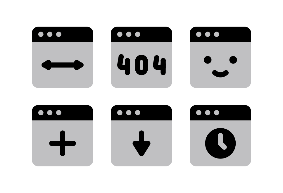 Website Halftone Large Set Preview