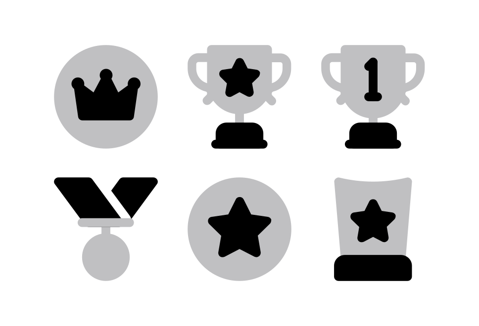 Award Halftone Large Set Preview