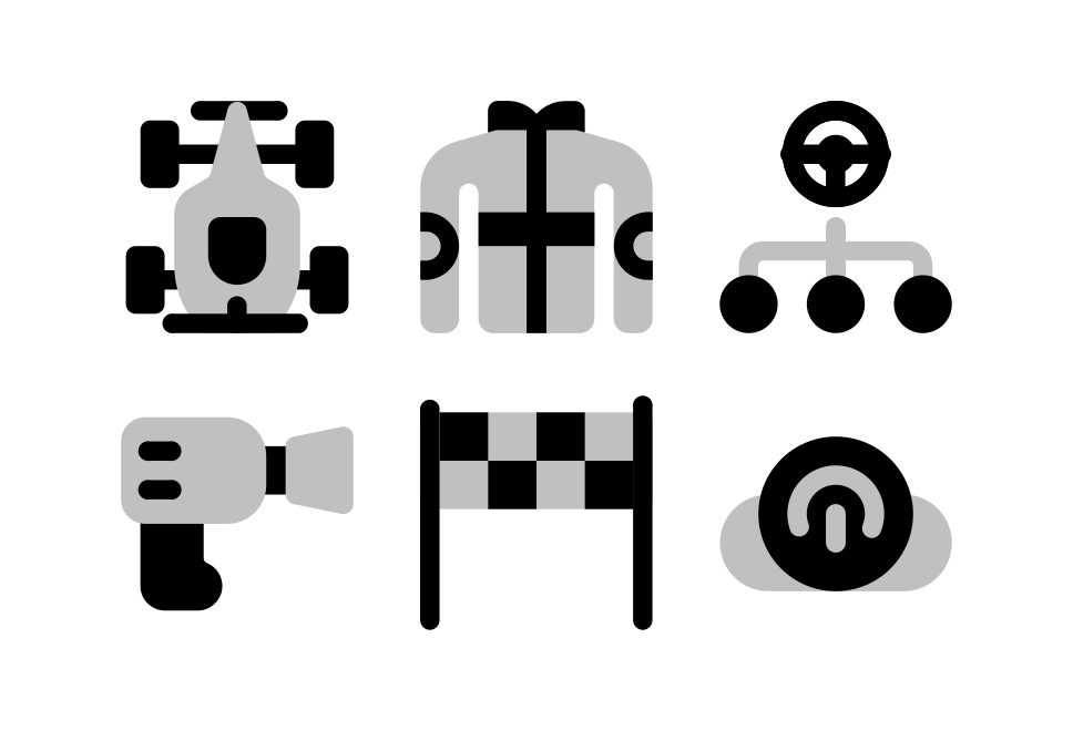 Racing Halftone Large Set Preview
