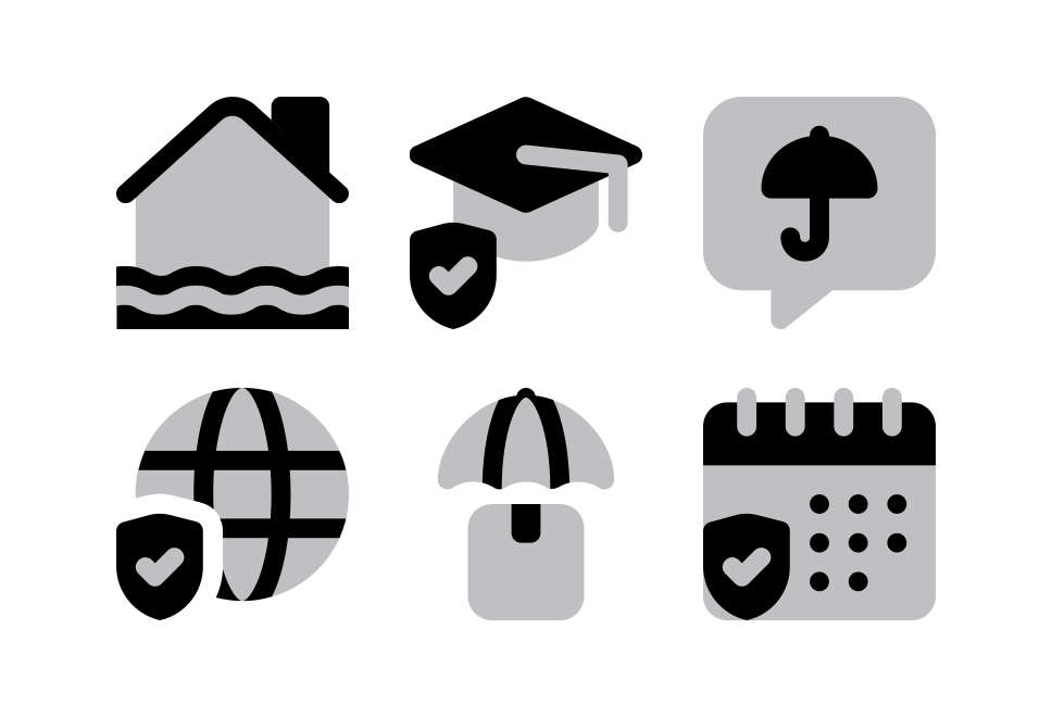 Insurance Halftone Large Set Preview