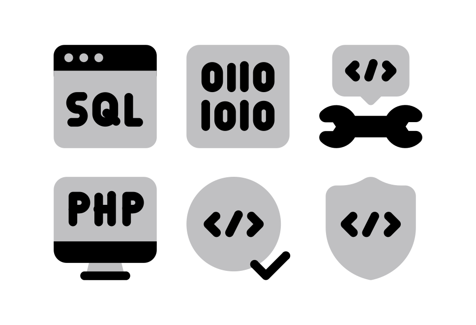 Coding Halftone Large Set Preview
