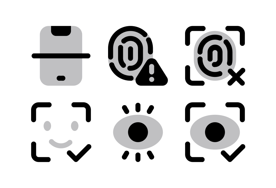 Biometric Halftone Large Set Preview