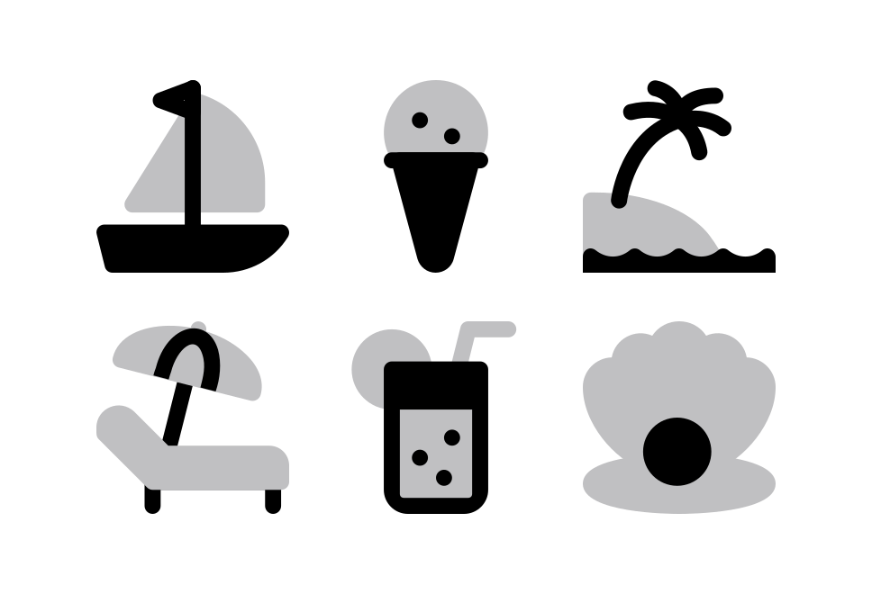 Summer Halftone Large Set Preview