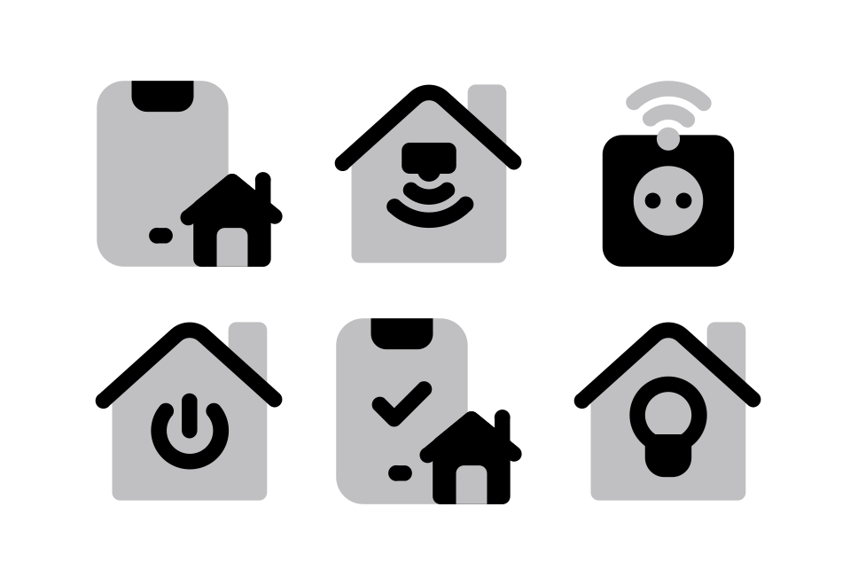 Smart House Halftone Large Set Preview