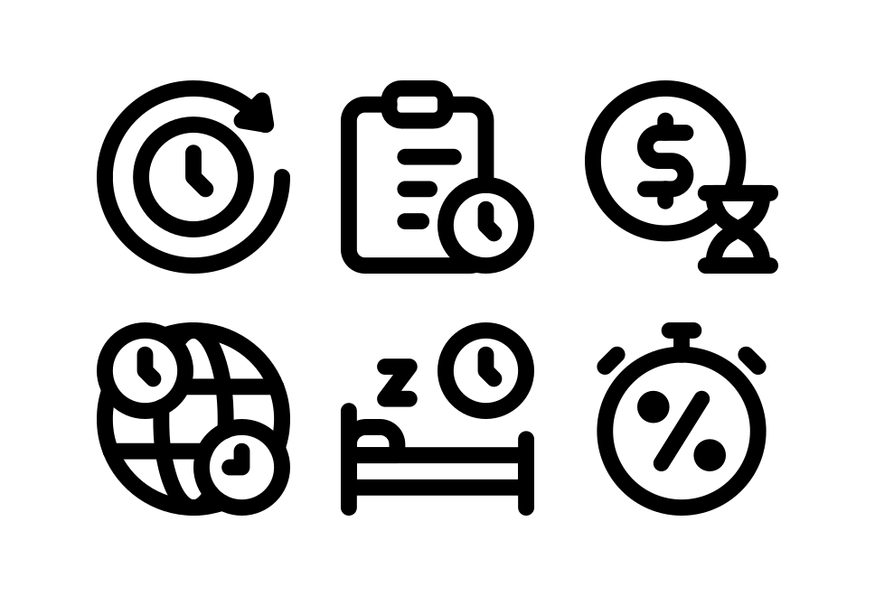 Time Management Basic Large Set Preview