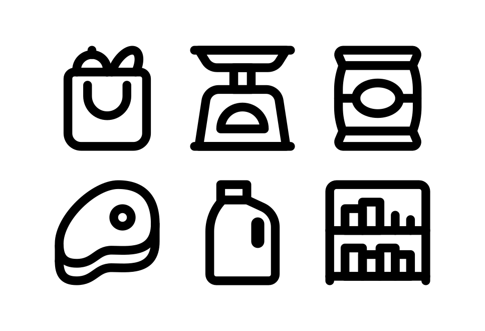 Grocery Basic Large Set Preview