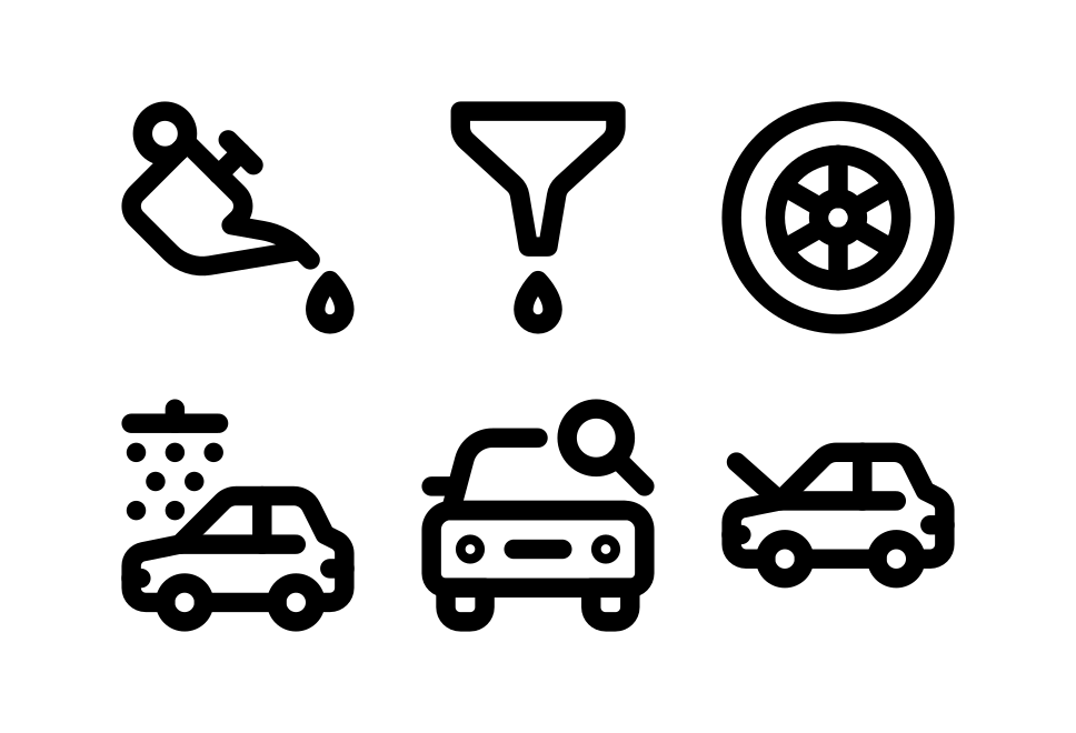 Car Service Basic Large Set Preview