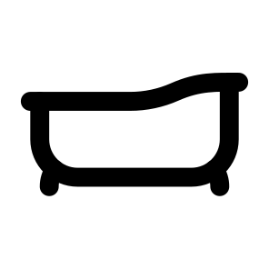 Real Estate Furniture Furnishing Bathroom Bathtub Home House Utilities Accommodation. icon
