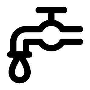 Real Estate Plumbing Tap Water Accommodation House Home Utilities Faucet. icon