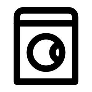 Smart Device Furniture Furnishing Washing Machine Laundry Appliance Electronic Service. icon