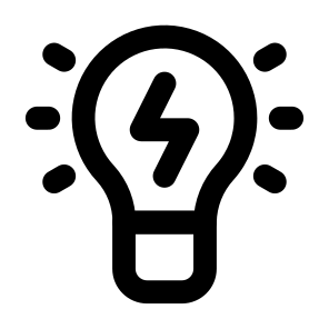 Smart Device Light Lightbulb Electronic Charge Electricity Lighting Device Home Service. icon