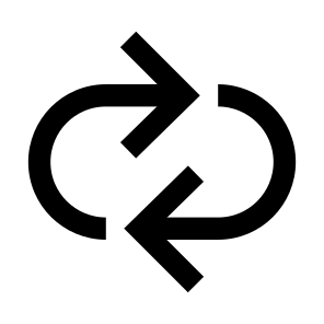 Navigation Move Movement Arrow Direction Pointer Navigate Replay Return Circle Cycle icon