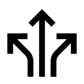 Navigation Move Movement Arrow Direction Pointer Seperate Up Left Right icon