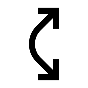 Navigation Movement Move Arrow Direction Pointer Concave Right icon