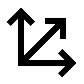 Navigation Movement Move Arrow Direction Pointer Point Right Up icon