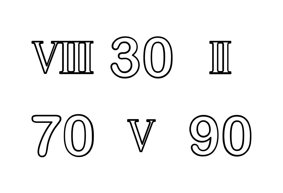 Numbers Large Set Preview