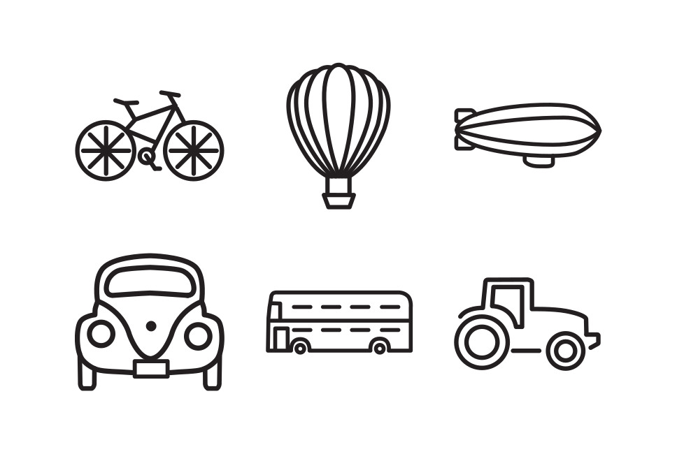 Transportation Large Set Preview