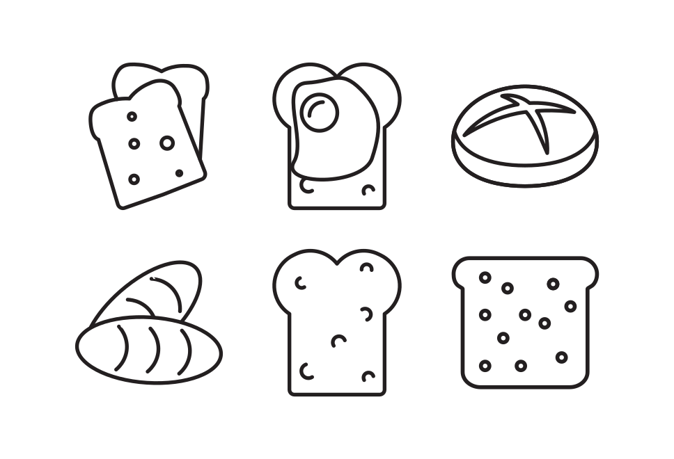 Food And Pastry Large Set Preview