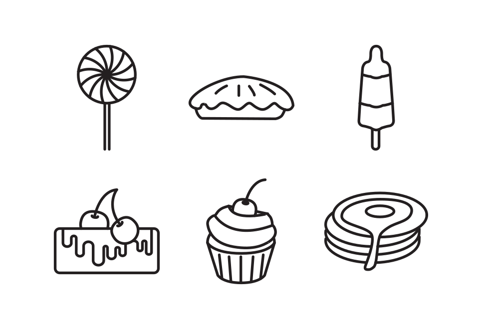 Food And Sweets Large Set Preview