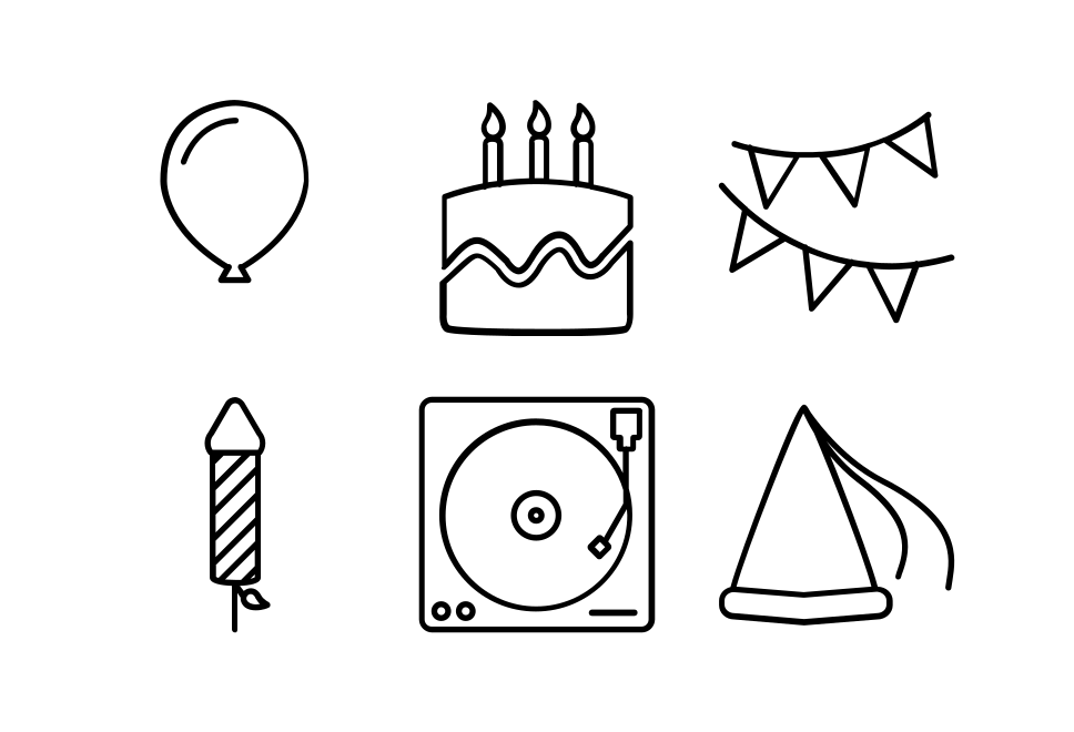 Party Large Set Preview