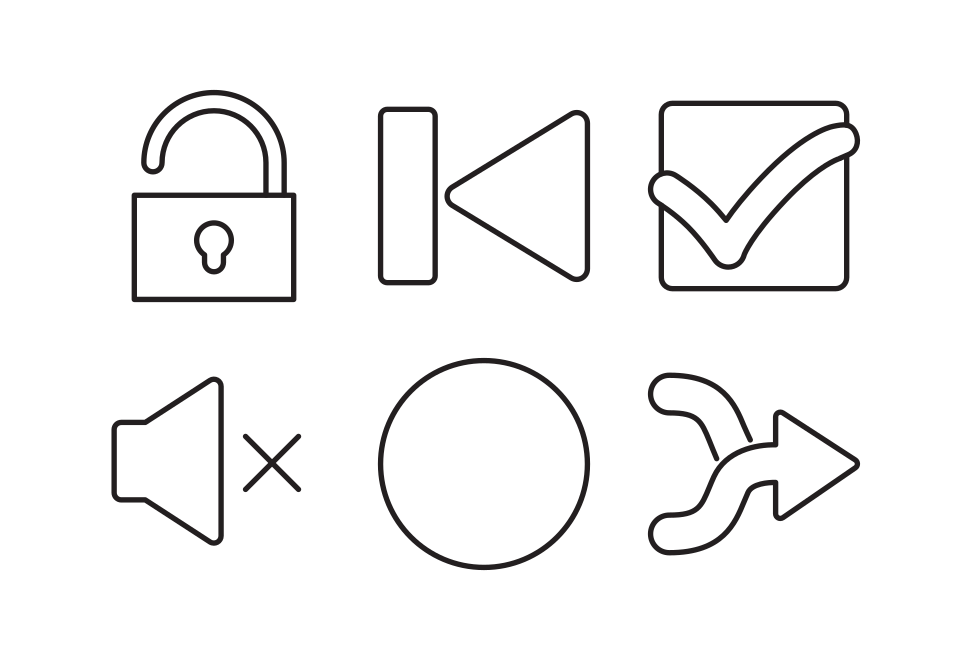 Audio Video Game Controls Large Set Preview