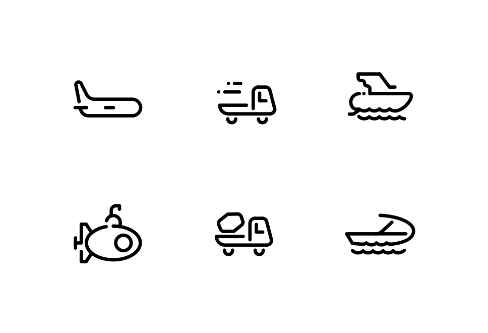 Transportation Large Set Preview