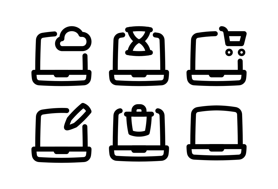 Laptop Large Set Preview
