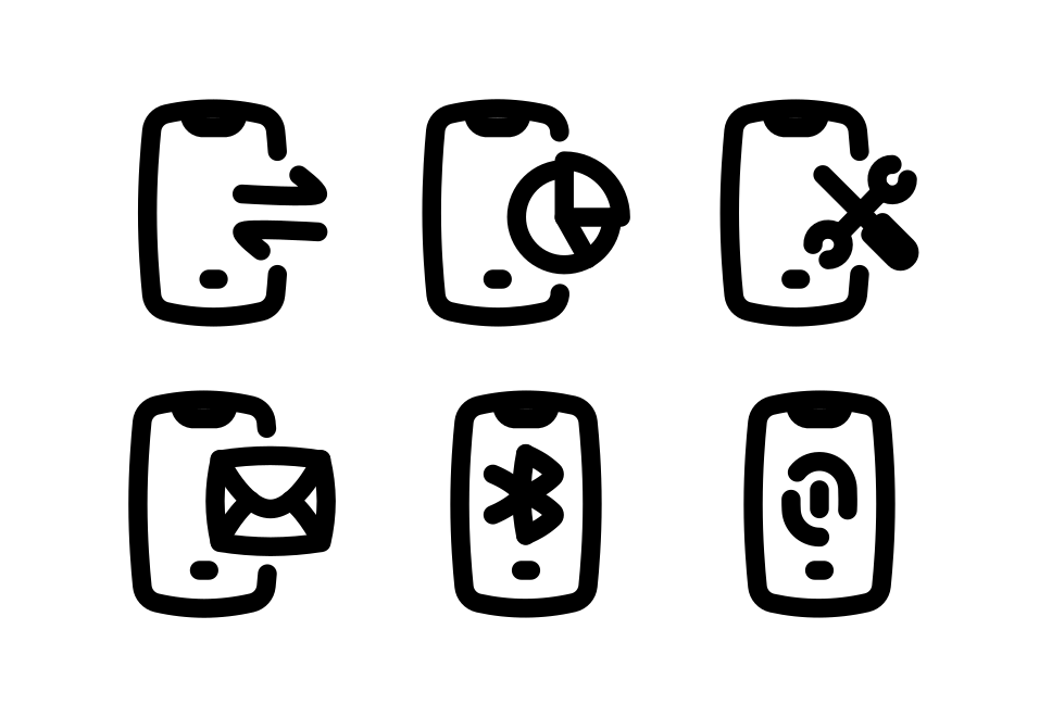 Smartphone Function Large Set Preview