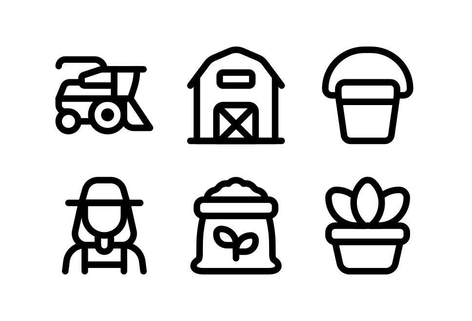 Agriculture Large Set Preview