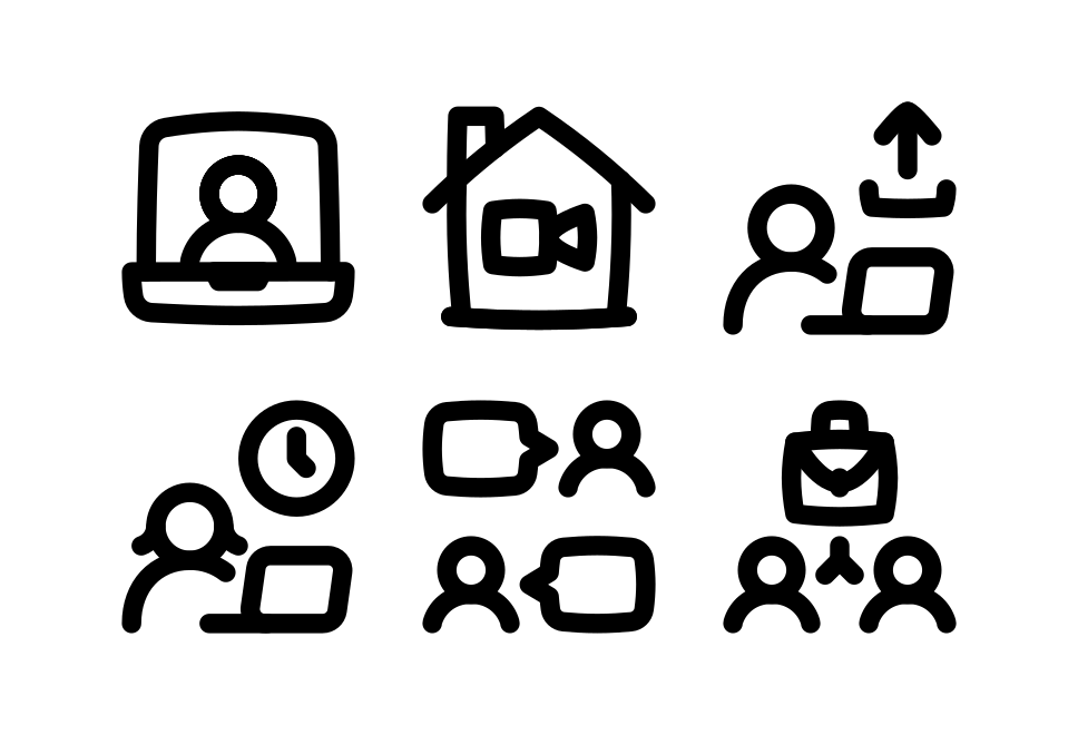 Work From Home Large Set Preview
