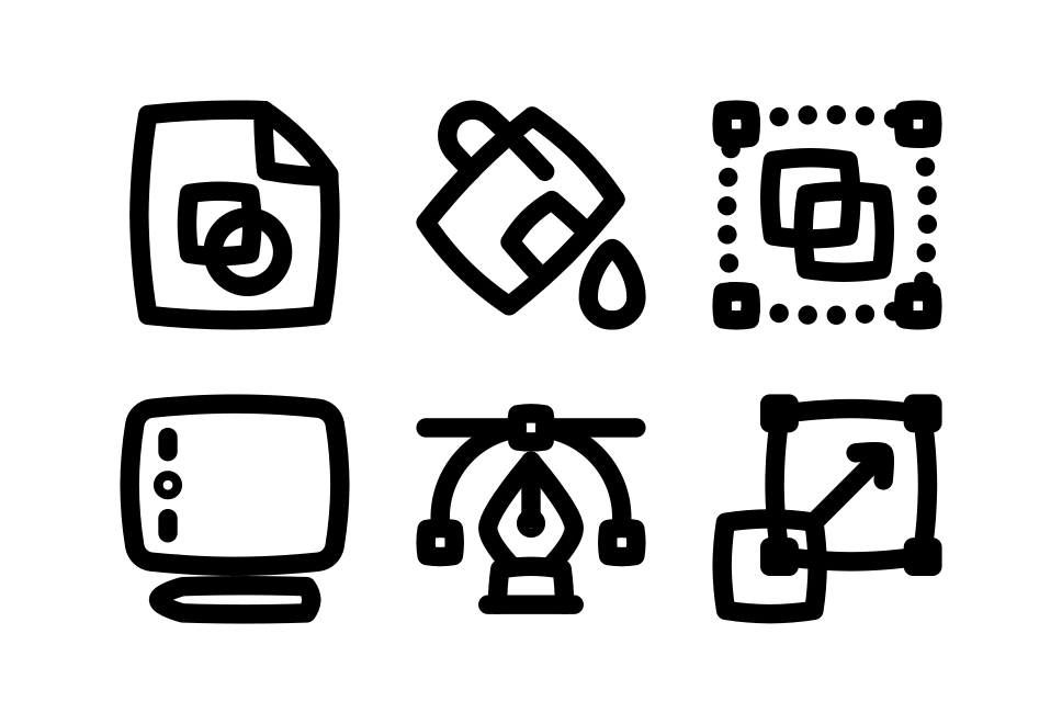 Graphic Design Large Set Preview
