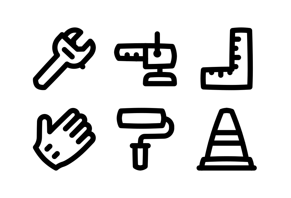 Construction Tools Large Set Preview