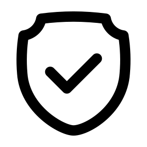 Security Confirm Approve Complete Checkmark Protection Privacy Safety. icon