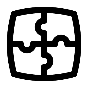 Web Development Puzzle Plugin Pieces Connect Develop Website Webpage Game. icon