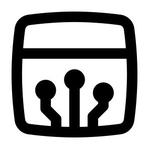 Web Development Website Webpage Browser Network Transfer Data Connection Share. icon