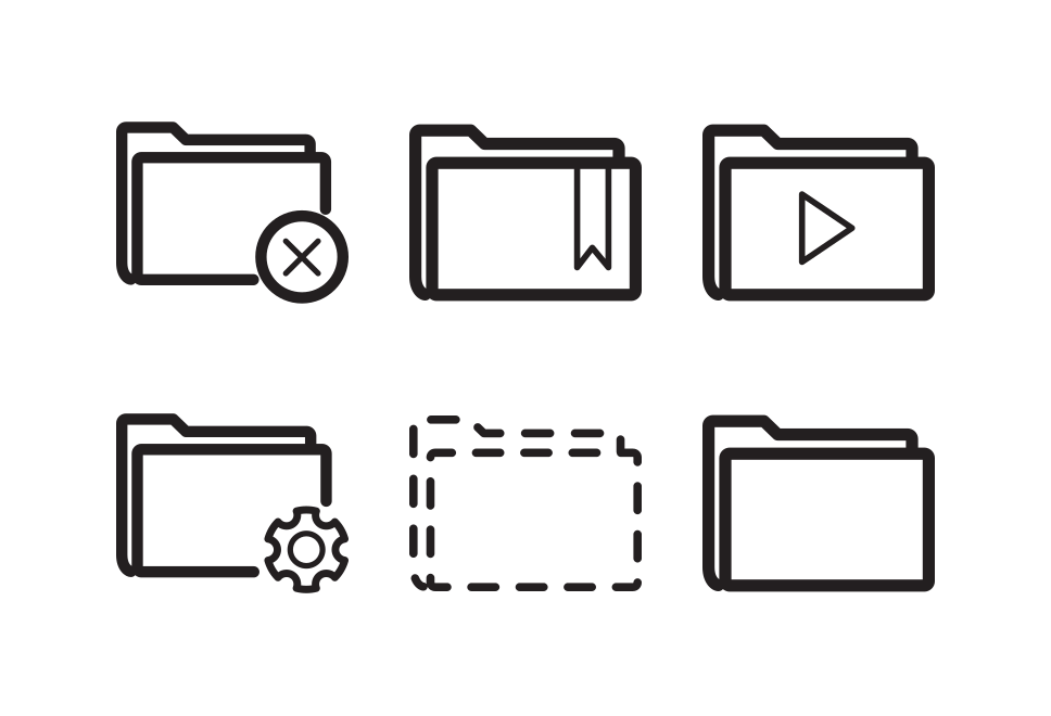 Folders Large Set Preview