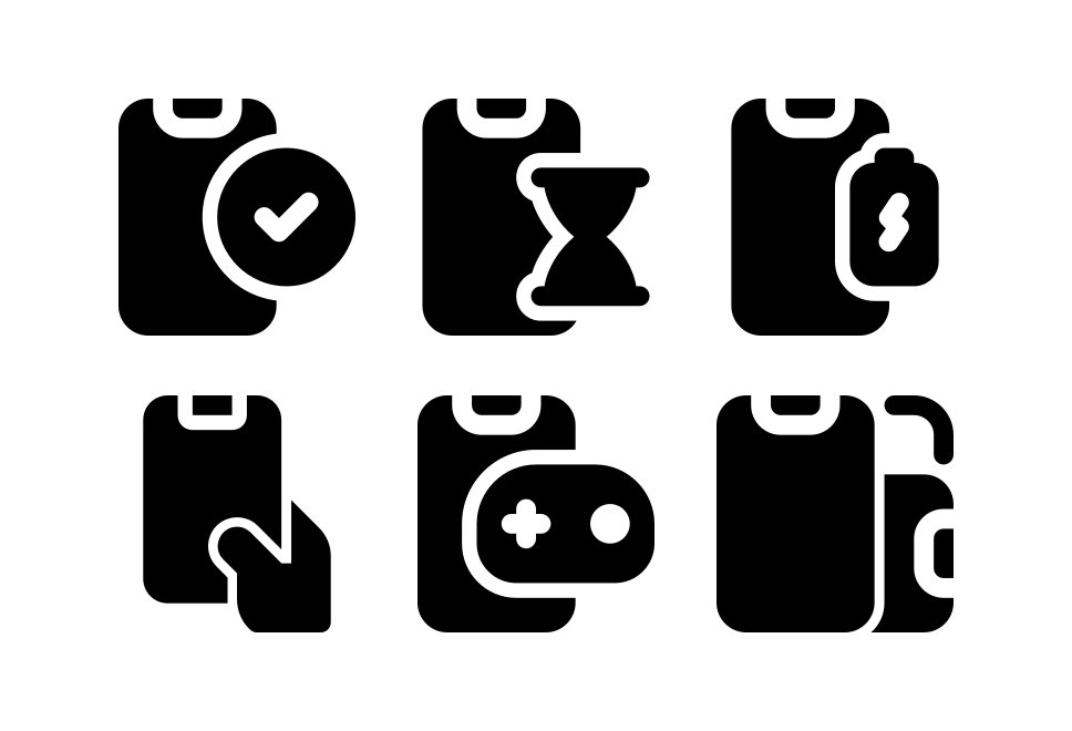 Smartphone Filled Large Set Preview
