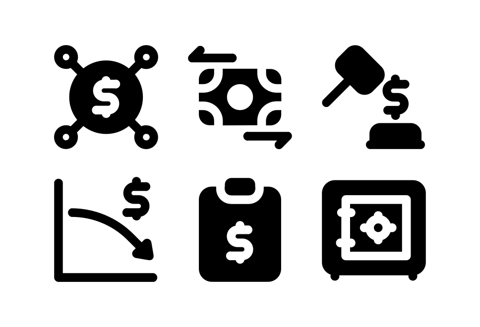 Finances Basic Filled Large Set Preview