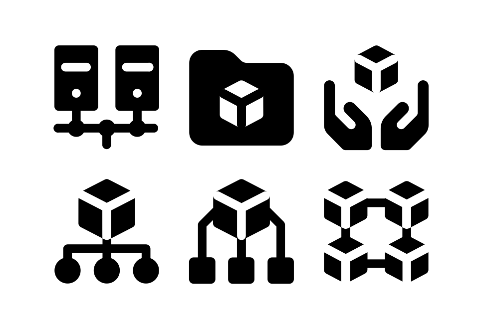 Blockchain Filled Large Set Preview