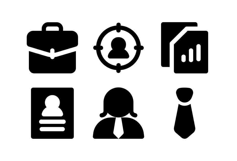 Business Filled Large Set Preview