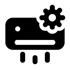 Settings Furniture Furnishing Air Conditioner Appliance Electronic Device Options Utilities icon