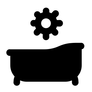 Settings Real Estate Furniture Furnishing Bathroom Bathtub Preferences Options Utilities icon