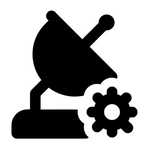 Settings Technology Satellite Communication Telecom Signal Appliance Options Preferences icon