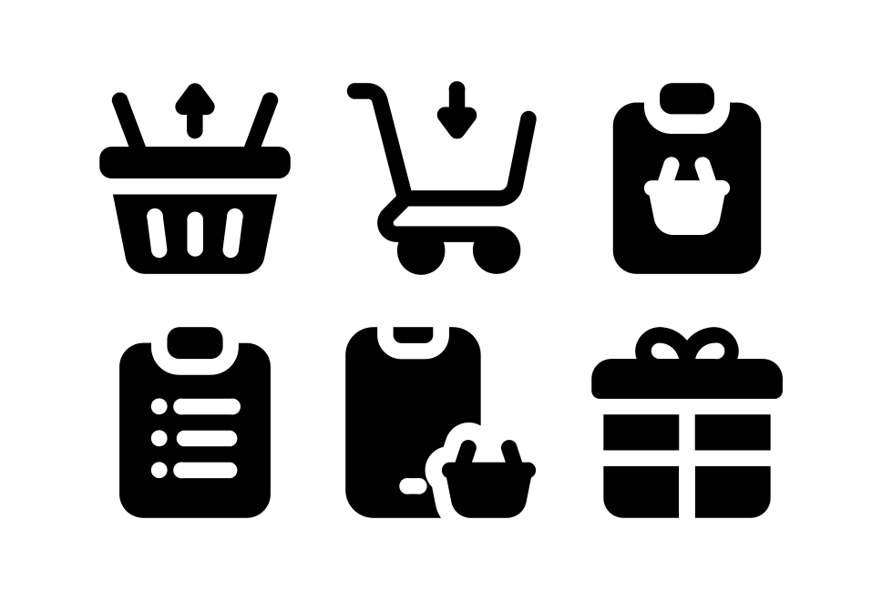 Ecommerce Filled Large Set Preview