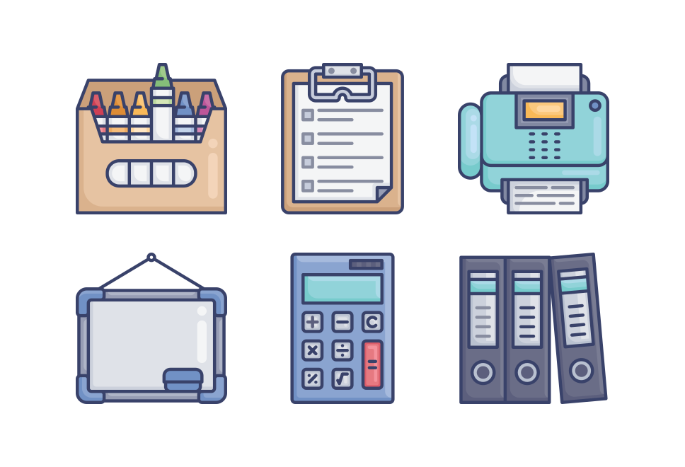 Stationery Office Large Set Preview