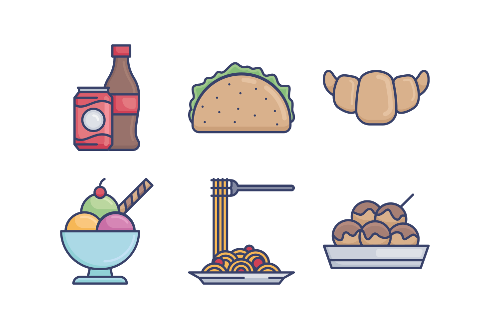 Food And Beverage Large Set Preview
