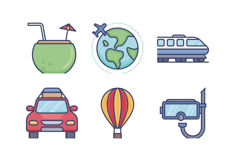 Travel Large Set Preview