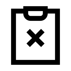 Cancel Clipboard Delete Remove Close Cancel Clipboard Clipchart Chart Document Paper File icon